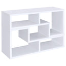  Coaster Furniture Velma 800330 Multipurpose TV Stand and Bookshelf - White IMAGE 1