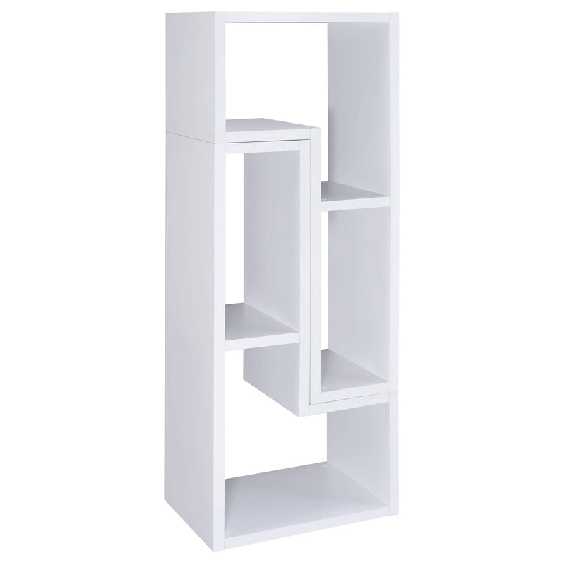  Coaster Furniture Velma 800330 Multipurpose TV Stand and Bookshelf - White IMAGE 4