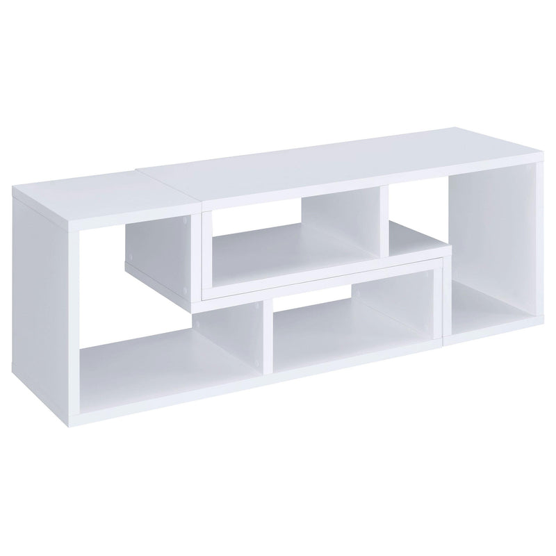  Coaster Furniture Velma 800330 Multipurpose TV Stand and Bookshelf - White IMAGE 7
