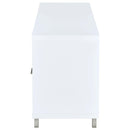  Coaster Furniture Casey 701972 2-Drawer Engineered Wood 60" TV Stand - White IMAGE 4