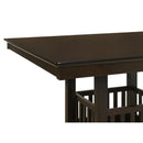  Coaster Furniture Jaden 100958 Square 47-inch Counter Height Dining Table - Espresso IMAGE 9