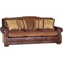 Mayo Furniture Stationary Fabric Sofa 2900LF10 Sofa - Vanity Brick IMAGE 1
