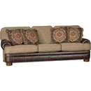 Mayo Furniture Stationary Fabric Sofa 3620LF10 Sofa - Showstopper Timber IMAGE 1