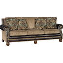 Mayo Furniture Stationary Fabric Sofa 4300LF Sofa - Sumter Stone IMAGE 1