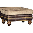 Mayo Furniture Fabric Ottoman 4300LF50 Ottoman - Sumter Stone IMAGE 1