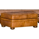 Mayo Furniture Leather Ottoman 7500LFA11 Table Ottoman - Fargo Whiskey IMAGE 1
