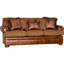 Mayo Furniture Stationary Fabric Sofa 7500LFA10 Sofa - Mega Tobacco IMAGE 1
