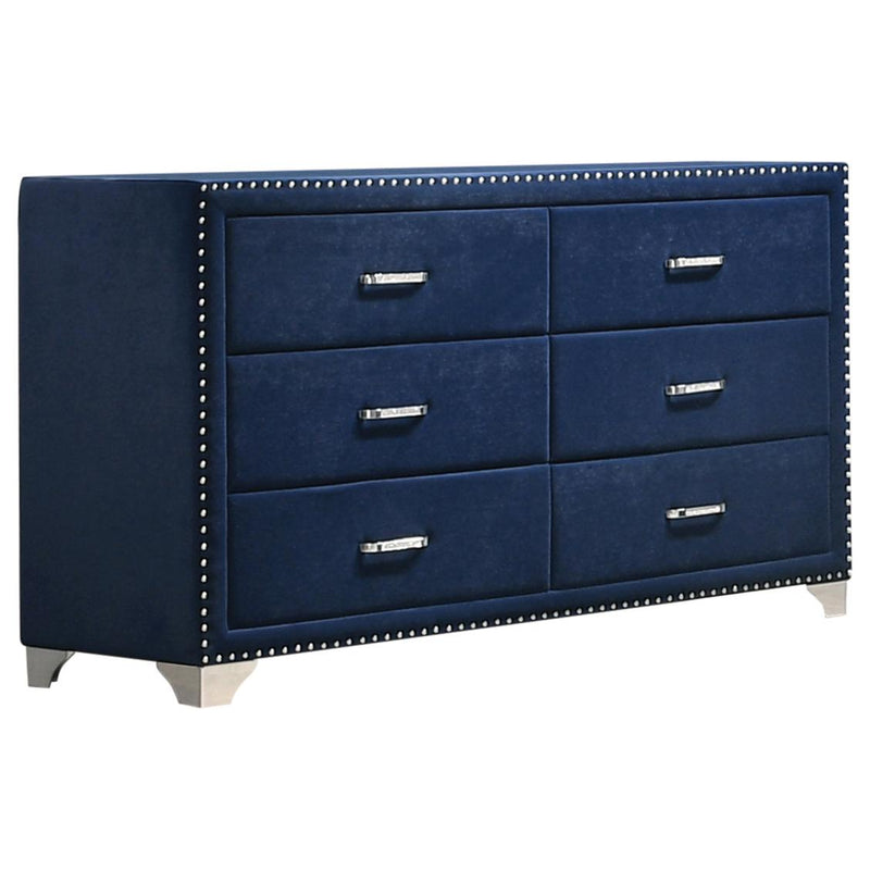  Coaster Furniture Melody 223371Q 7 pc Queen Panel Bedroom Set IMAGE 2