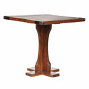 Classic Home Square Bungalow Counter Height Dining Table with Pedestal Base 51001073 IMAGE 2