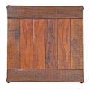 Classic Home Square Bungalow Counter Height Dining Table with Pedestal Base 51001073 IMAGE 3