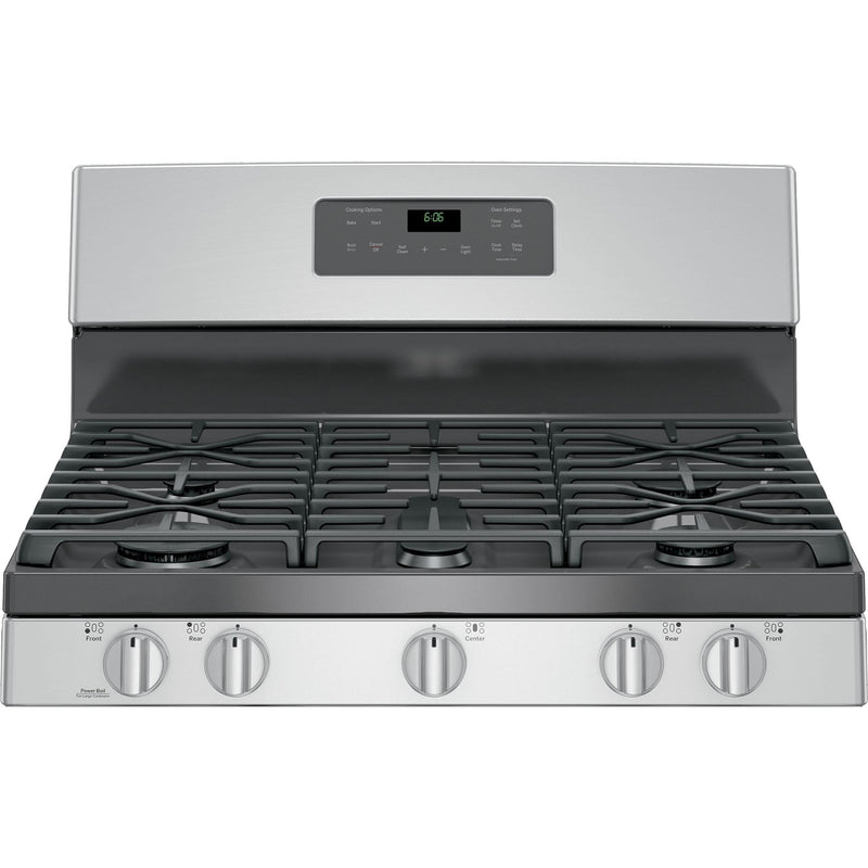 GE 30-inch Freestanding Gas Range with Self-Clean Oven JGB660SEJSS IMAGE 2