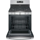 GE 30-inch Freestanding Gas Range with Self-Clean Oven JGB660SEJSS IMAGE 4