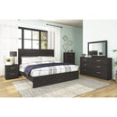 Signature Design by Ashley Belachime B2589 6 pc King Panel Bedroom Set IMAGE 1