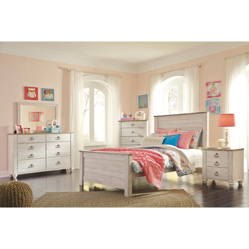 Signature Design by Ashley Willowton B267B41 4 pc Full Panel Bedroom Set IMAGE 1