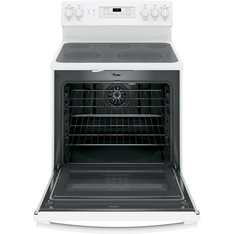 GE 30-inch Freestanding Electric Range JB700DJWW IMAGE 2