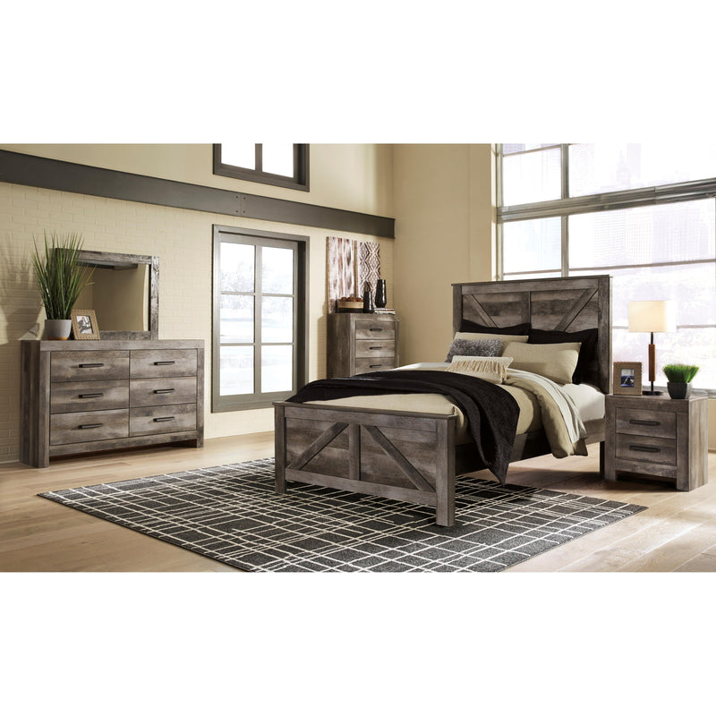  Signature Design by Ashley Wynnlow B440B26 6 pc King Crossbuck Panel Bedroom Set IMAGE 1