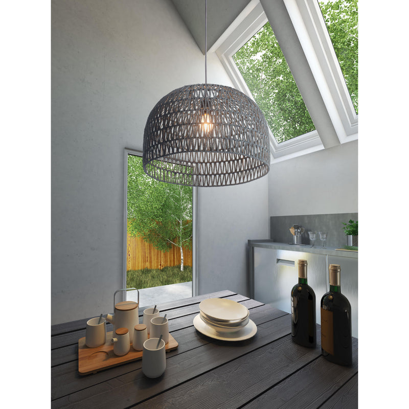 Zuo Paradise 50210 Ceiling Lamp - Grey IMAGE 5