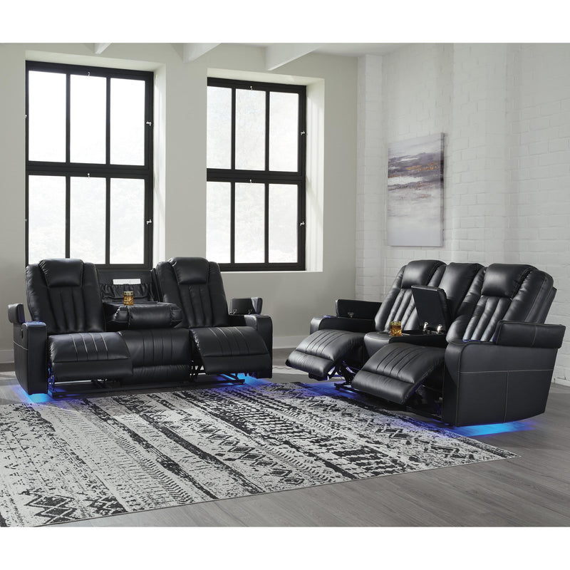 Signature Design by Ashley Center Point 24004U1 2 pc Reclining Living Room Set IMAGE 2