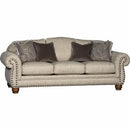 Mayo Furniture Stationary Fabric Sofa 3180F10 Sofa - Comfort Sand IMAGE 1