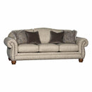 Mayo Furniture Stationary Fabric Sofa 3180F10 Sofa - Comfort Sand IMAGE 2