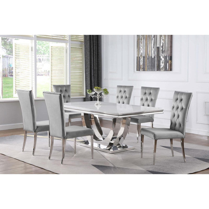 Coaster Furniture 111101 S7G 7 pc Dining Set