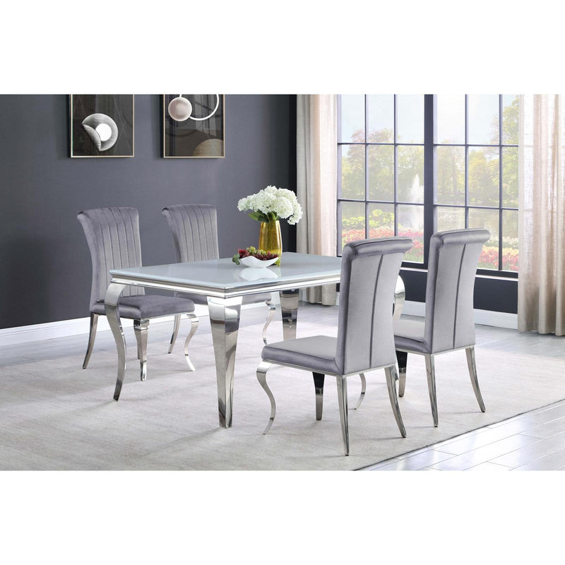  Coaster Furniture Carone 115091-S5G 5 pc Dining Set IMAGE 1