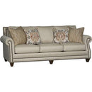 Mayo Furniture Stationary Fabric Sofa 9000F10 Sofa - Runaround Beige IMAGE 1