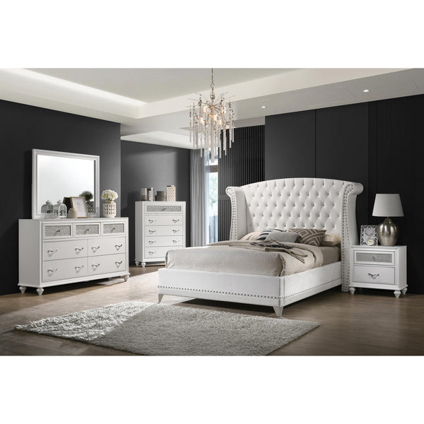  Coaster Furniture Barzini 300843KE-S5 7 pc King Platform Bedroom set IMAGE 1