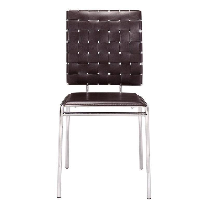 Zuo Criss Cross 333010 Dining Chair - Espresso IMAGE 3