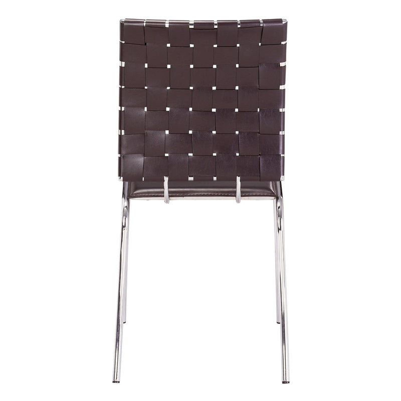 Zuo Criss Cross 333010 Dining Chair - Espresso IMAGE 4