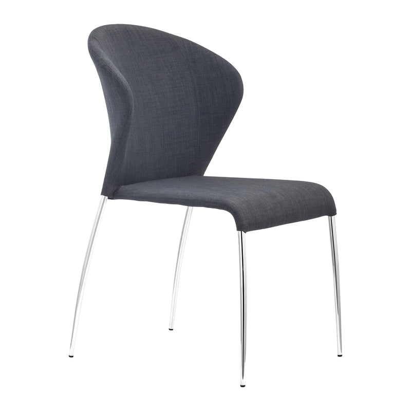Zuo Oulu 100042 Dining Chair - Graphite IMAGE 1