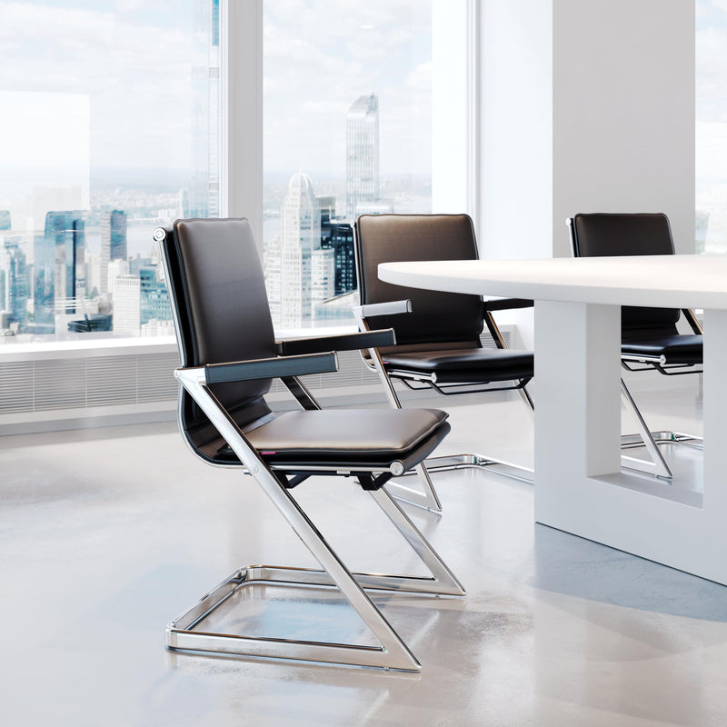 Zuo Lider Plus 215210 Conference Chair - Black IMAGE 7