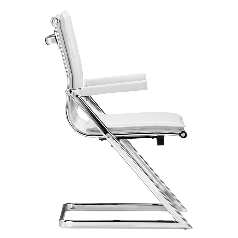 Zuo Lider Plus 215211 Conference Chair - White IMAGE 2