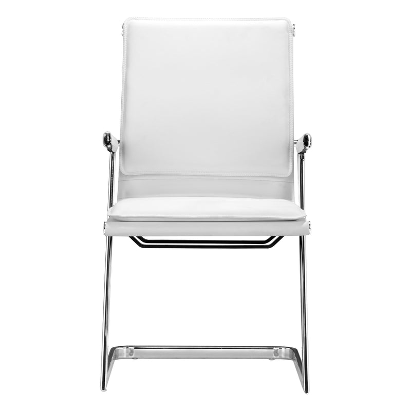Zuo Lider Plus 215211 Conference Chair - White IMAGE 3