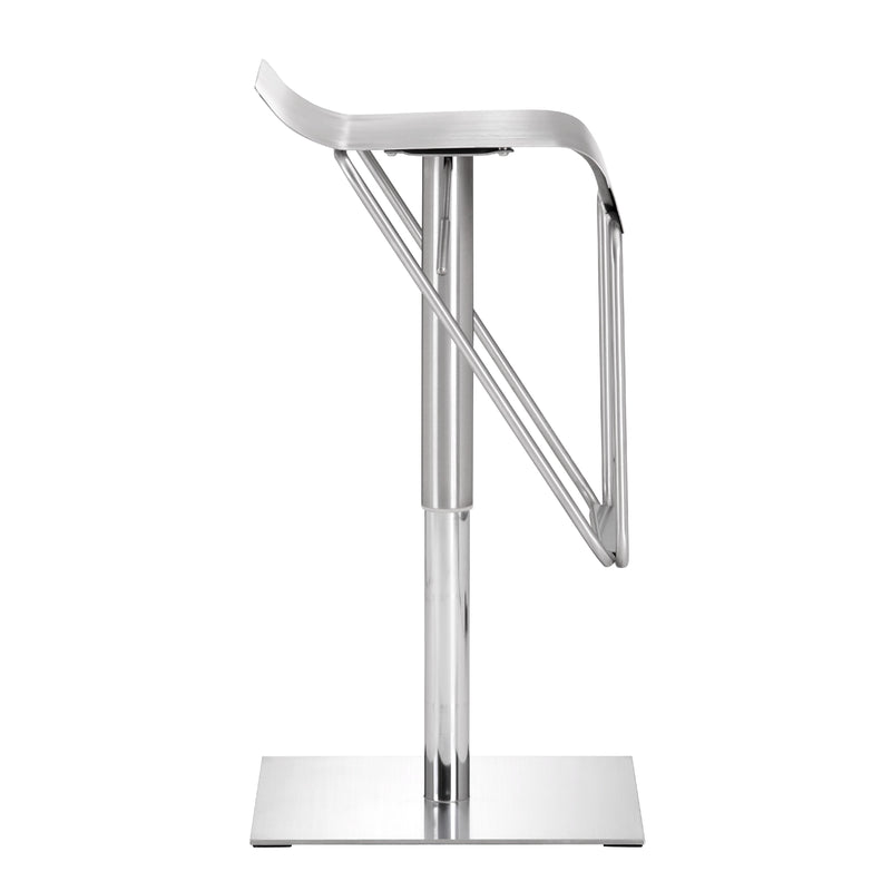 Zuo Dazzer 300193 Barstool - Silver IMAGE 2