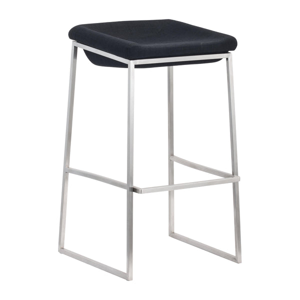 Zuo Lids 300033 Barstool - Dark Grey IMAGE 1