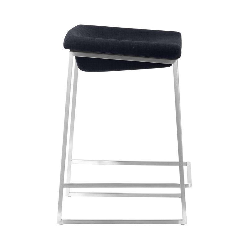 Zuo Lids 300037 Counter Stool - Dark Grey IMAGE 2