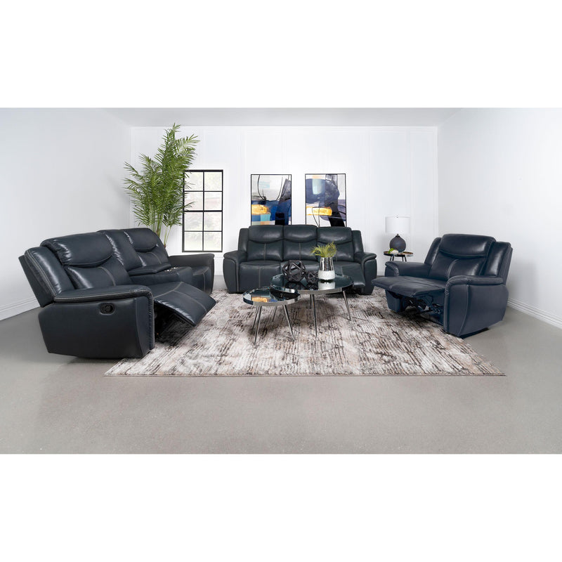  Coaster Furniture Sloane 610271-S3 3 pc Reclining Living Room Set IMAGE 2