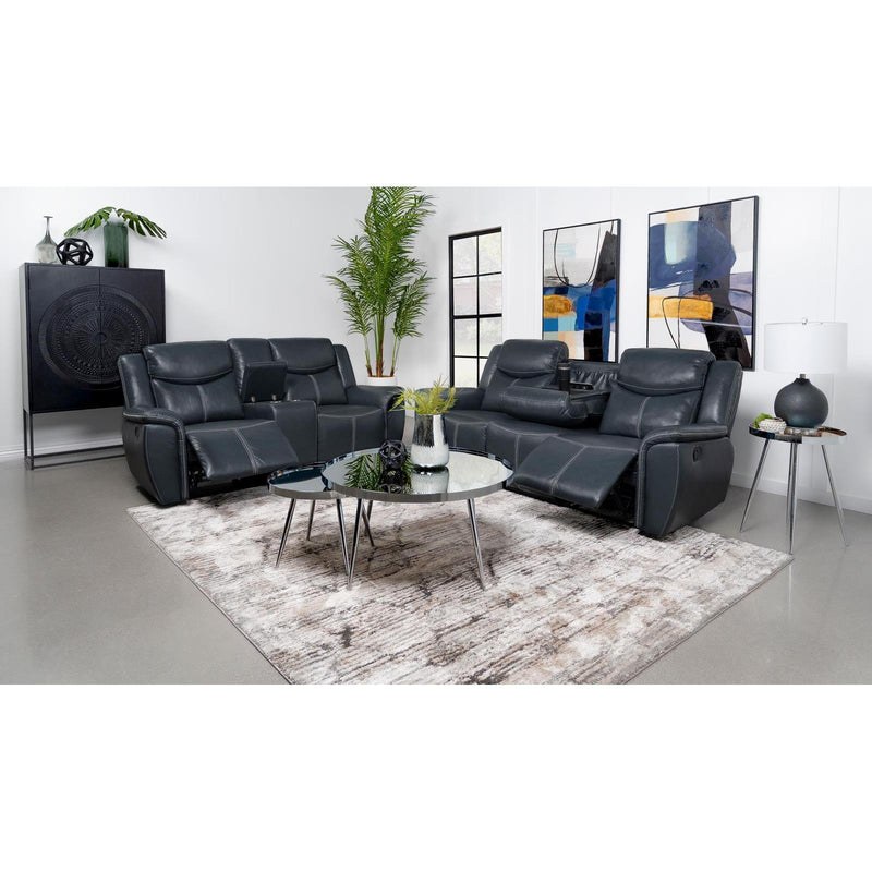  Coaster Furniture Sloane 610271-S2 2 pc Reclining Living Room Set IMAGE 2