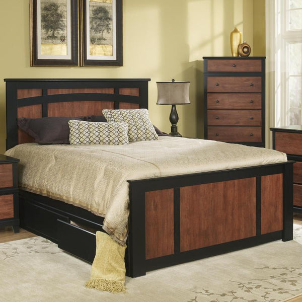 Perdue Woodworks Country Retreat Queen Bed with Storage 49030/UBSB/49030FB IMAGE 1