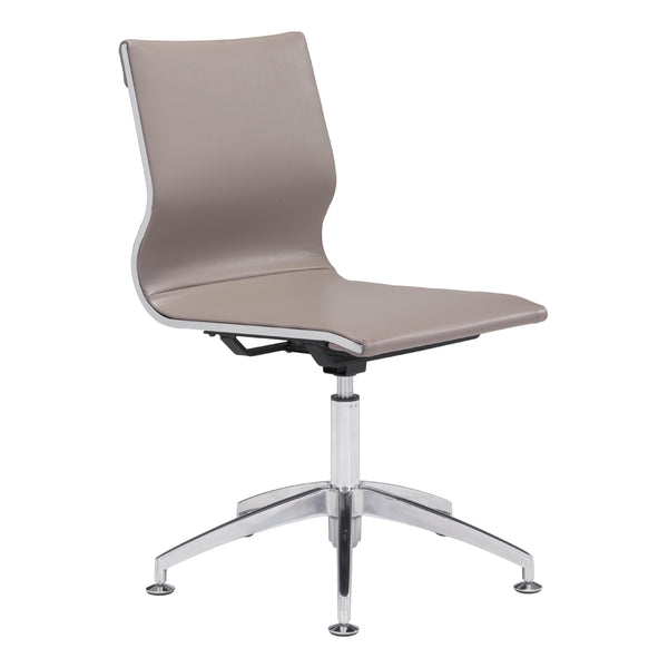 Zuo Glider 100379 Conference Chair - Taupe IMAGE 1