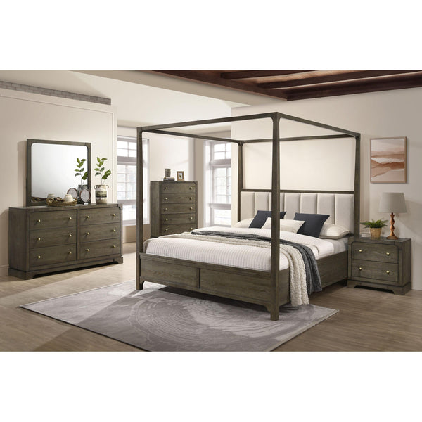  Coaster Furniture Gran Park 224931KE-S5 7 pc King Canopy Bedroom Set IMAGE 1