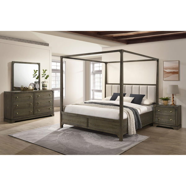  Coaster Furniture Gran Park 224931KE-S4 6 pc King Canopy Bedroom Set IMAGE 1