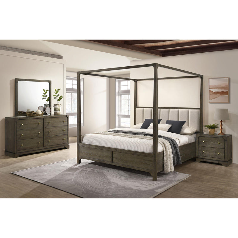  Coaster Furniture Gran Park 224931KE-S4 6 pc King Canopy Bedroom Set IMAGE 1