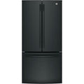 GE 33-inch, 24.8 cu. ft. French 3-Door Refrigerator with Ice and Water GNE25JGKBB IMAGE 1