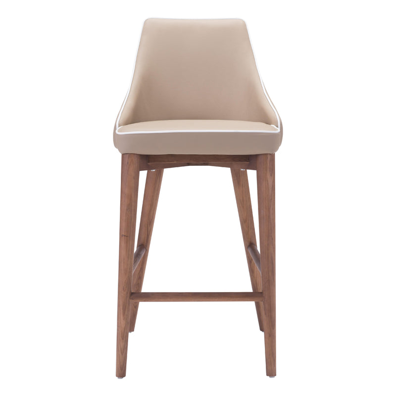 Zuo Moor 100279 Counter Stool - Beige IMAGE 3