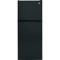GE 24-inch, 11.6 cu. ft. Top Freezer Refrigerator GPE12FGKBB IMAGE 1