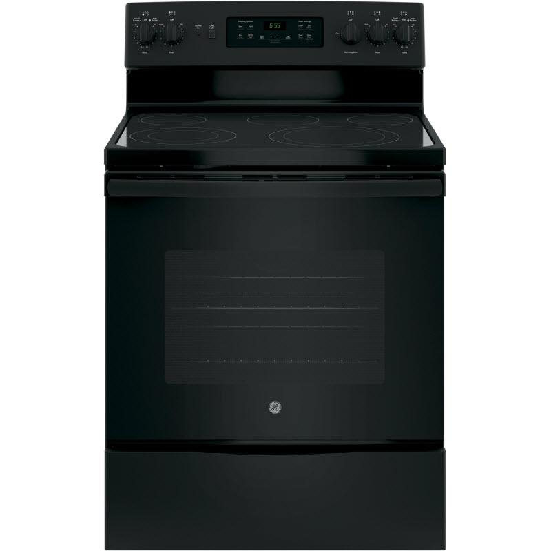 GE 30-inch Freestanding Electric Range JB655DKBB IMAGE 1