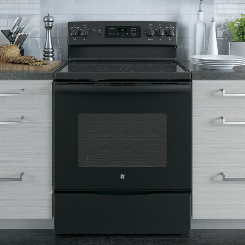 GE 30-inch Freestanding Electric Range JB655DKBB IMAGE 7