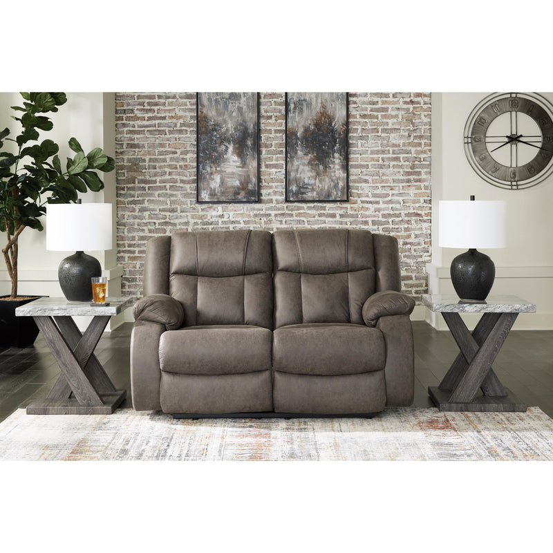  Signature Design by Ashley First Base 68804U1 2 pc Reclining Living Room Set IMAGE 4